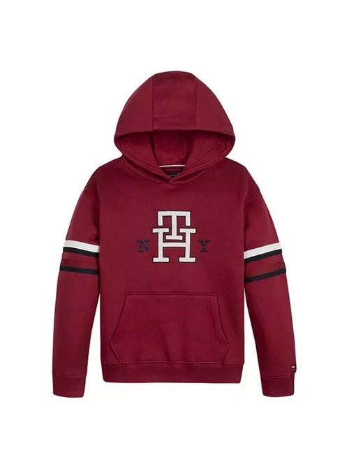 GLOBAL STRIPE MONOGRAM HOODIE TOMMY HILFIGER | KB0KB08383J/XJS